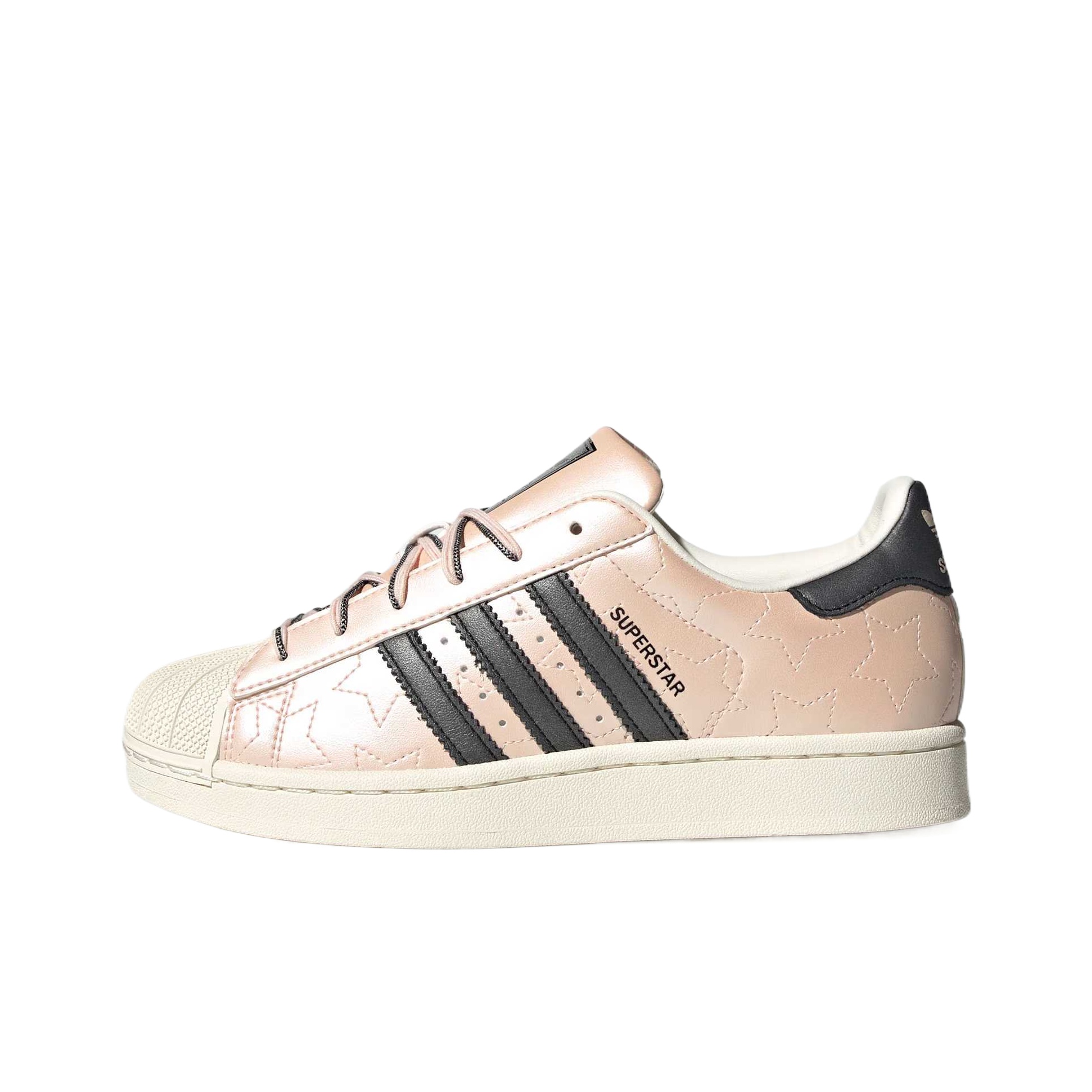 Adidas Shoes Superstar - อาดิดาส ออริจินัลส์ ซุปเปอร์สตาร์ 2 หนังสังเคราะห์, รองเท้าสเก็ตบอร์ดหนังทรงเตี้ยสำหรับผู้หญิง