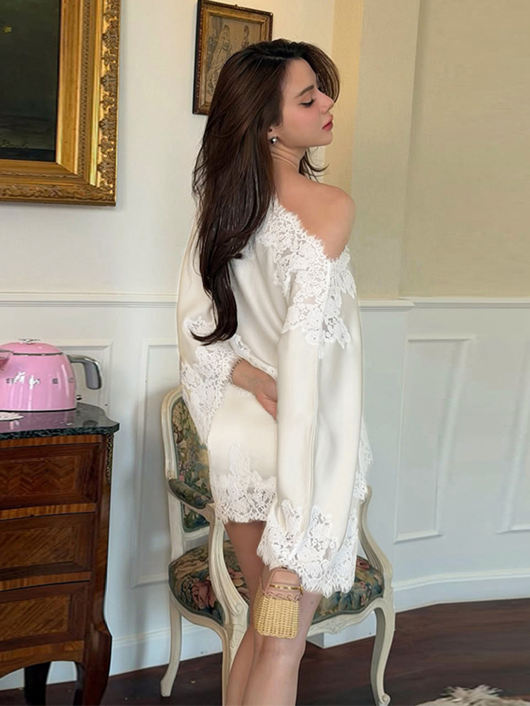 ชุดเสื้อและกระโปรงผู้หญิงลายลู - Blouse Off Shoulder บทวิจารณ์และราคา